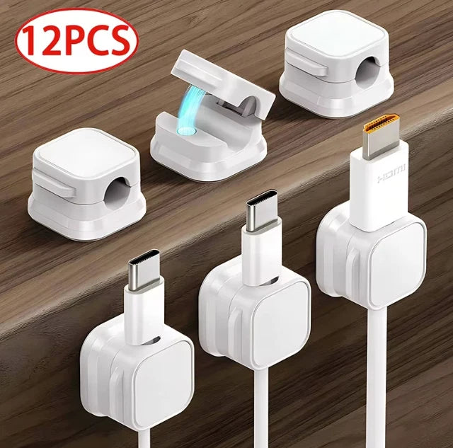 Ruza Magnetic Cable Clip Organizer
