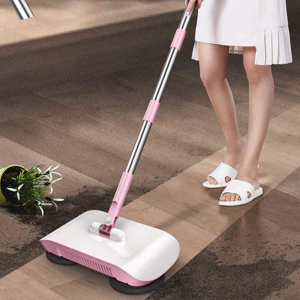 3-in-1 Push Sweeper Broom & Mop