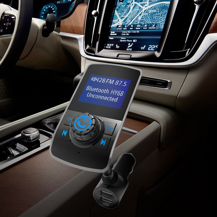 Ruza Car Bluetooth FM Transmitter MP3 Player | Hands-Free Calling & Wireless Music Streaming