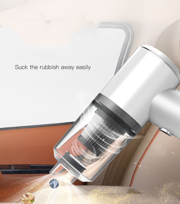 Ruza Wireless Car Vacuum Cleaner 45W | Cordless 6000Pa Suction, Washable Filter & 12-Min Runtime