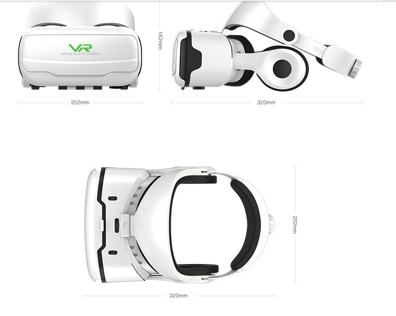 HD VR Headset Glasses with Audio