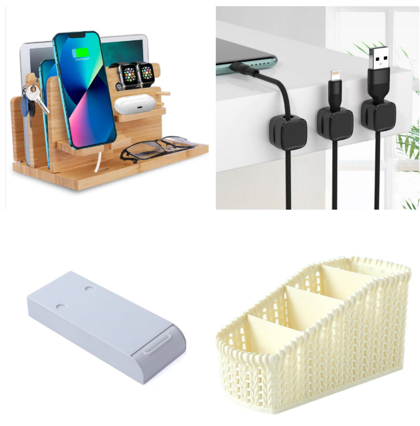 Ruza Magnetic Cable Clip Organizer