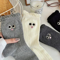 Ruza Kawaii Embroidered Crew Socks