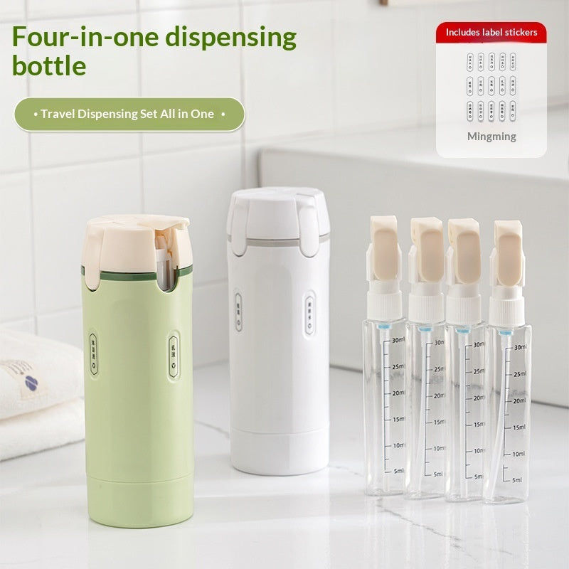 Ruza 4-in-1 Travel Bottle Dispenser