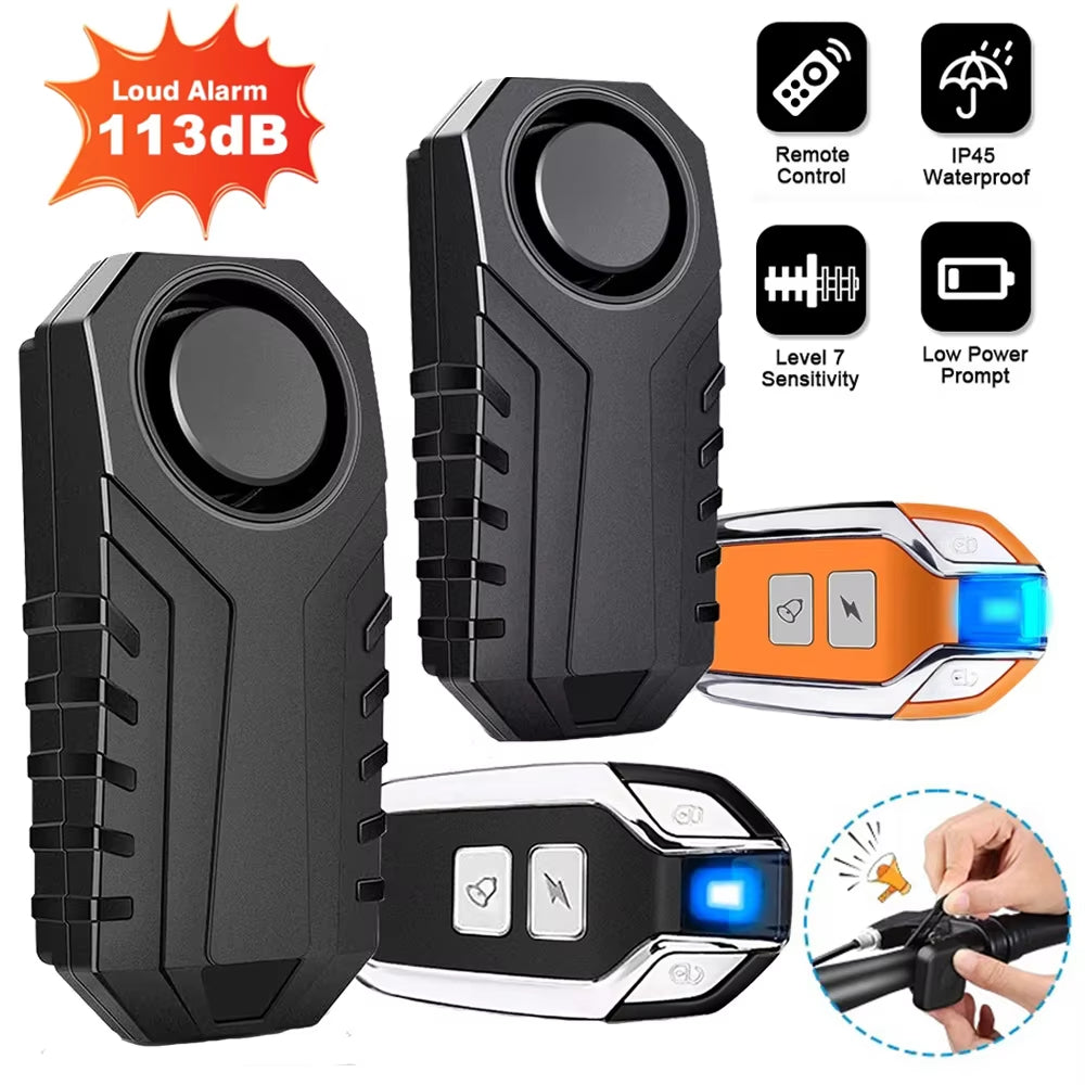 Waterproof Motorcycle Anti-Theft Alarm