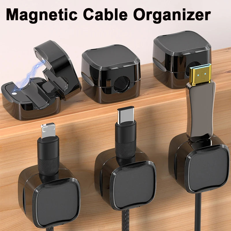Ruza Magnetic Cable Clip Organizer