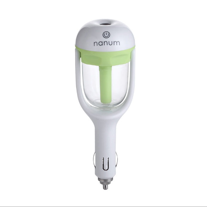 Ruza Car Air Humidifier & Aroma Diffuser | USB Mini 180° Rotation, Air Purifier & Freshener