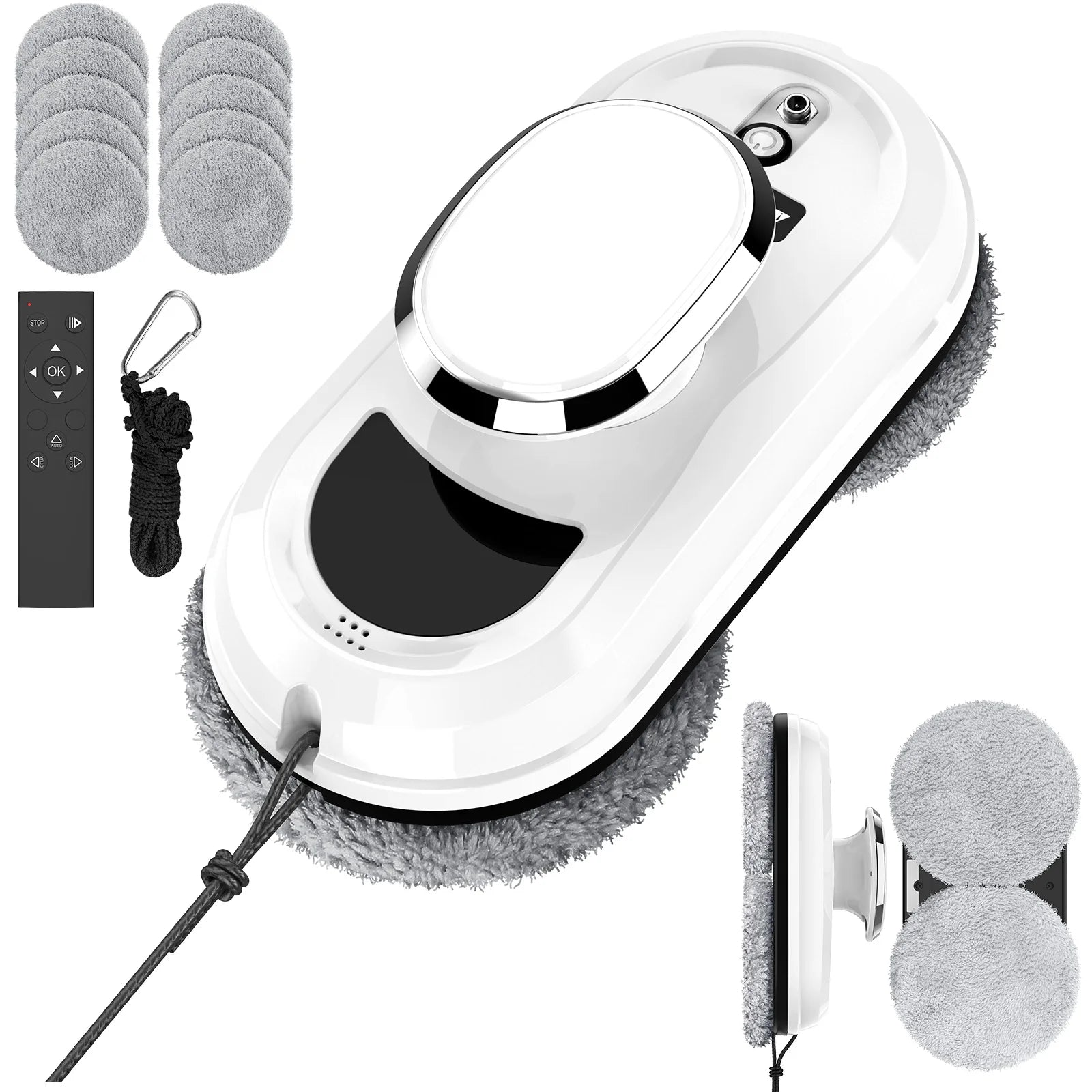 Window Vacuum Cleaning Robot Smart Window Glass Washer Electric Glass Remote Control Automatic Window Cleaner