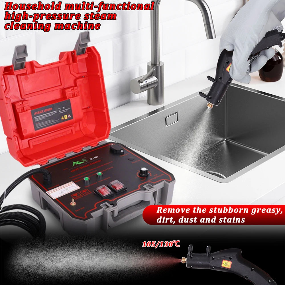 High Temperature and Pressure Steam Cleaner Kitchen Range Hood 3Bar Intelligent Cleaning Machine High Pressure Pulse 220V