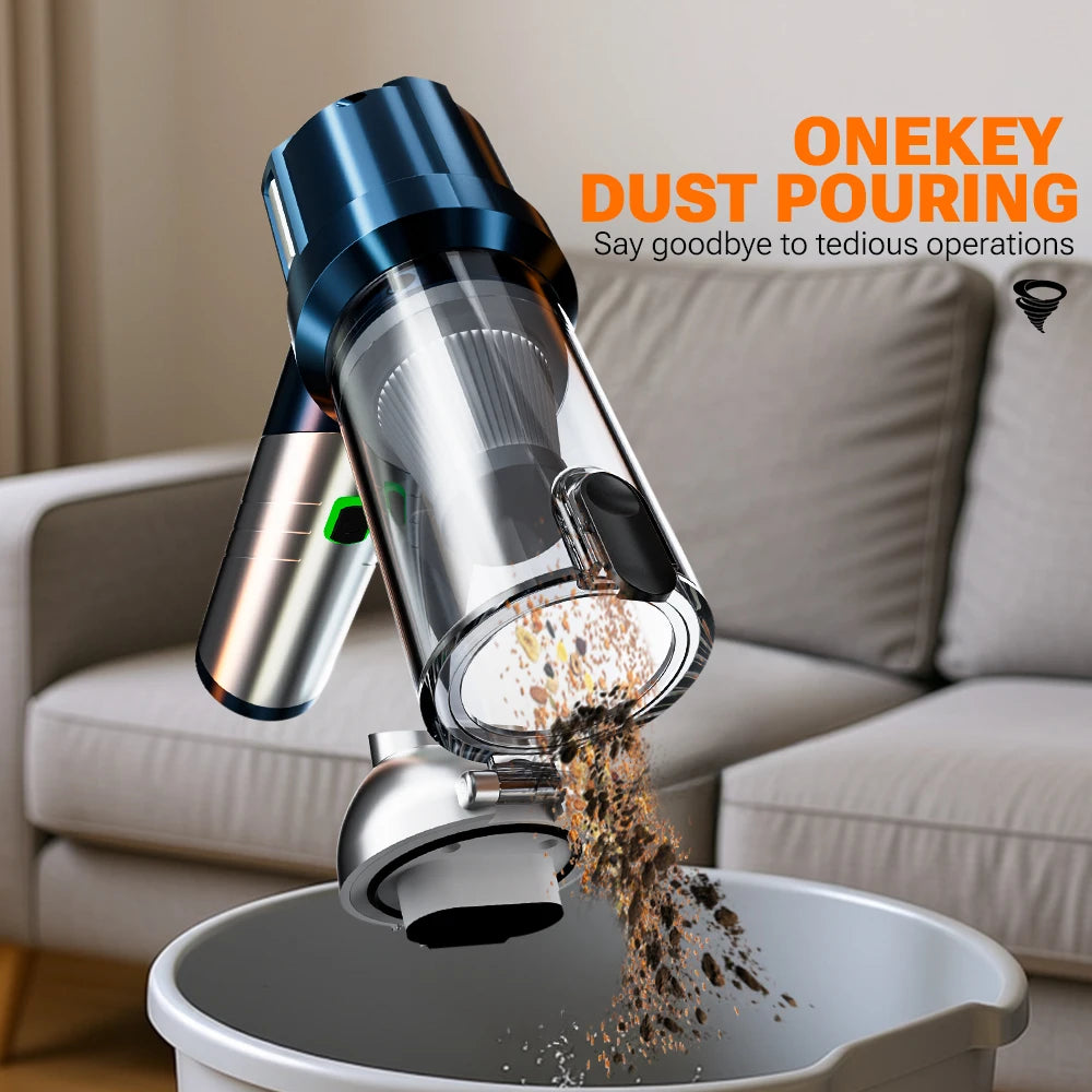 SZUK New Mini Car Vacuum Cleaner Wireless Handheld Vacuum Cleaner Cleaning Machine Strong Suction Portable Vacuum Cleaner Car