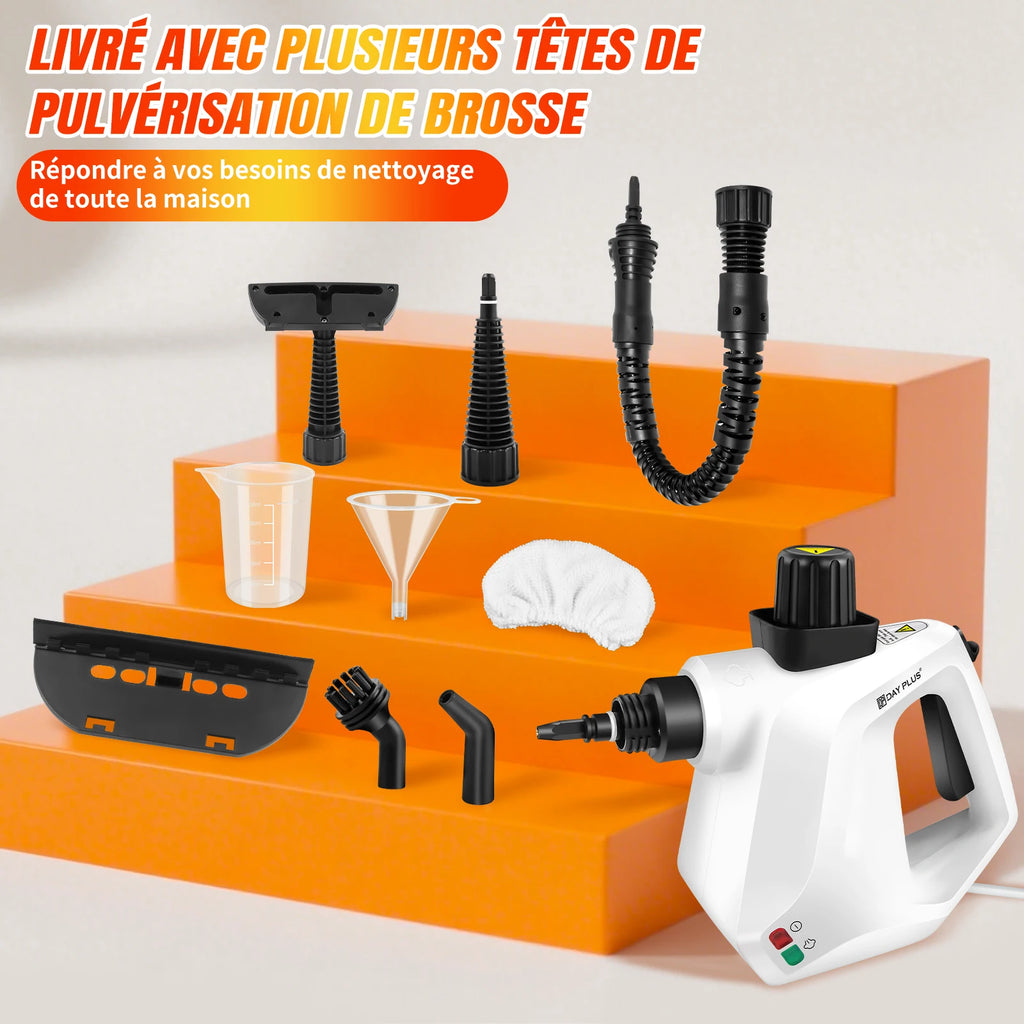 Steam cleaner 3800W portable, high temperature, for air conditioning, kitchen hood, auto, floor