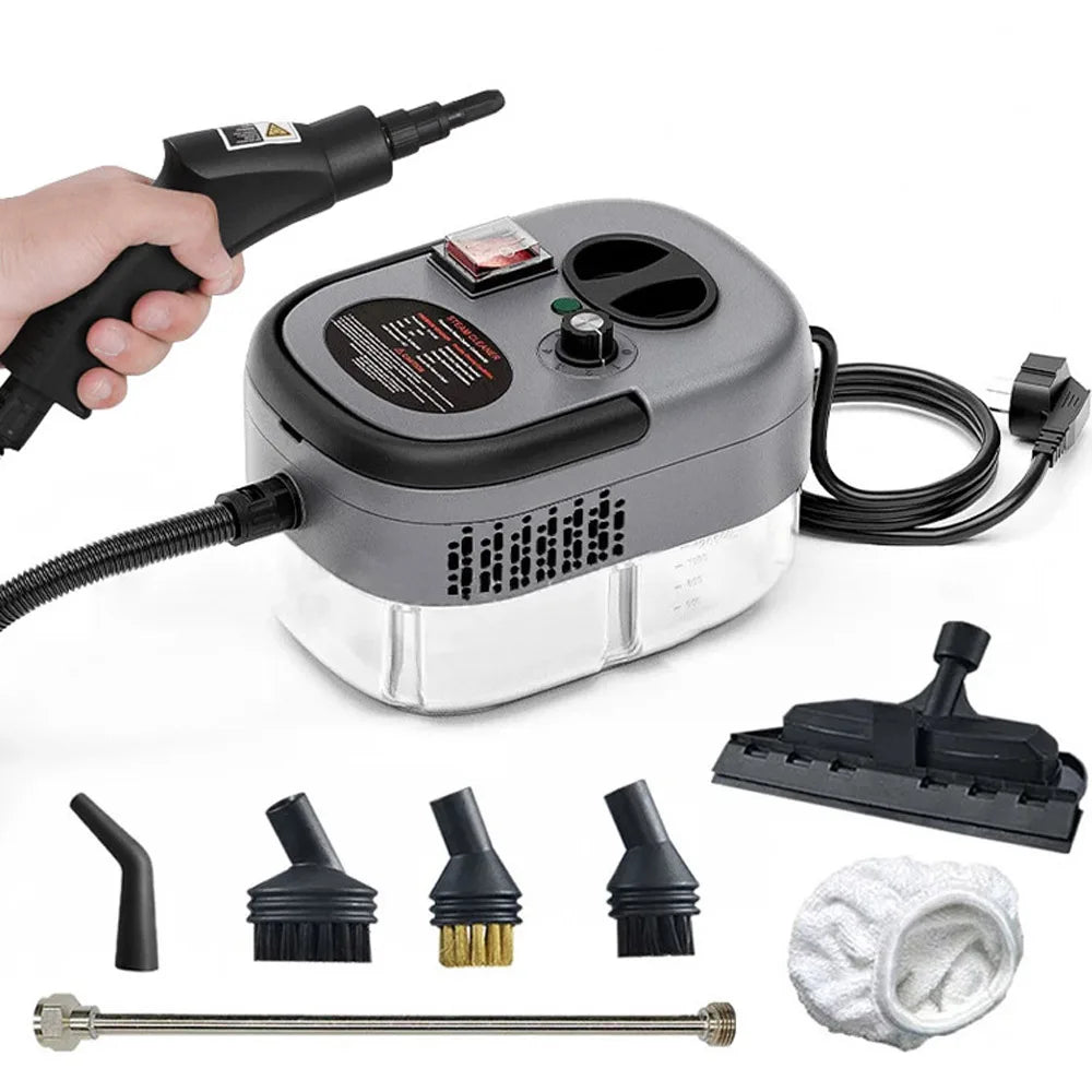 Temperature and Pressure 2500W Handheld High Steam Cleaners Air Conditioners Kitchen Hood Car Steam Clean Floor Steam Cleaning