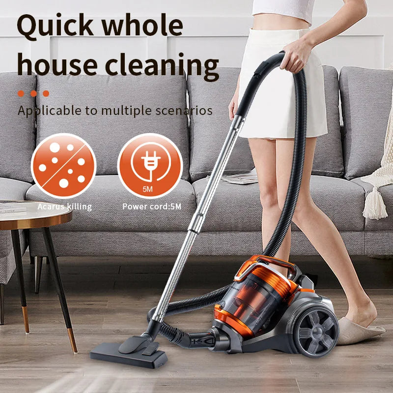 Seeiswork Portable Dry Wet Dual-Use Vacuum Cleaner 3600W High-Power Strong Suction Car Household Vacuum Cleaner Pet Hair Dryer