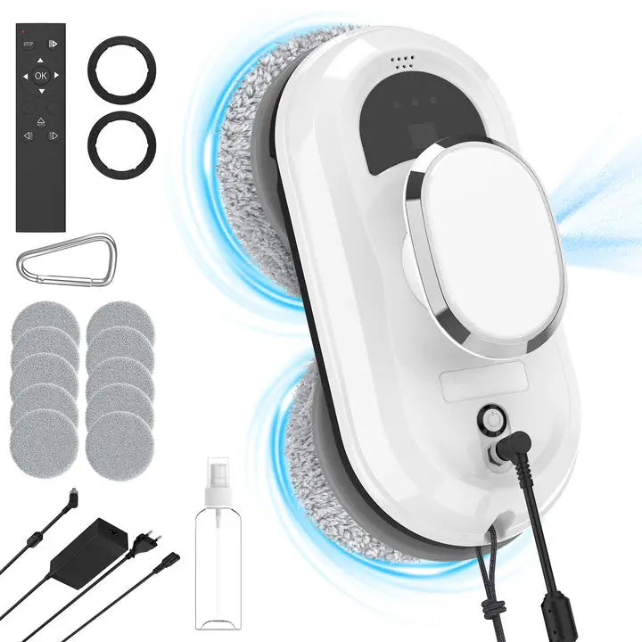 Window Vacuum Cleaning Robot Smart Window Glass Washer Electric Glass Remote Control Automatic Window Cleaner