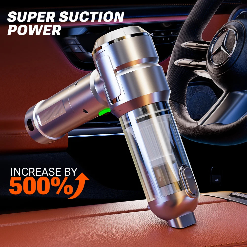 SZUK New Car Vacuum Cleaner Mini blower Multi Powerful Handheld Cleaning Machine with LED Light Portable Wireless Vacuum Cleaner