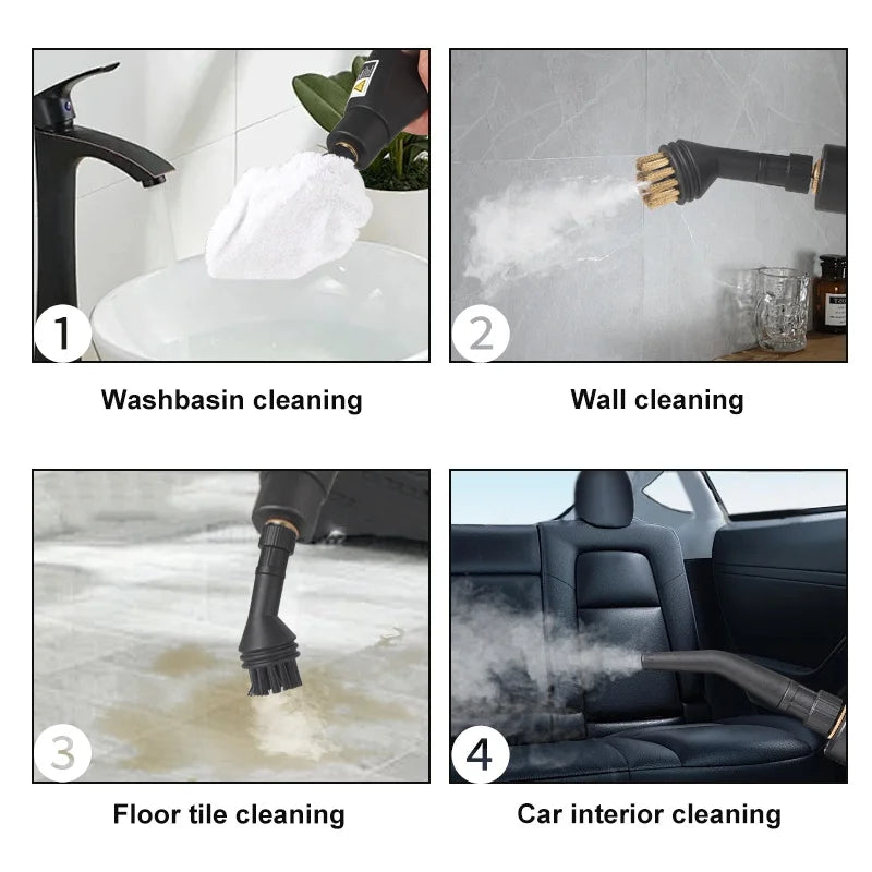 Temperature and Pressure 2500W Handheld High Steam Cleaners Air Conditioners Kitchen Hood Car Steam Clean Floor Steam Cleaning