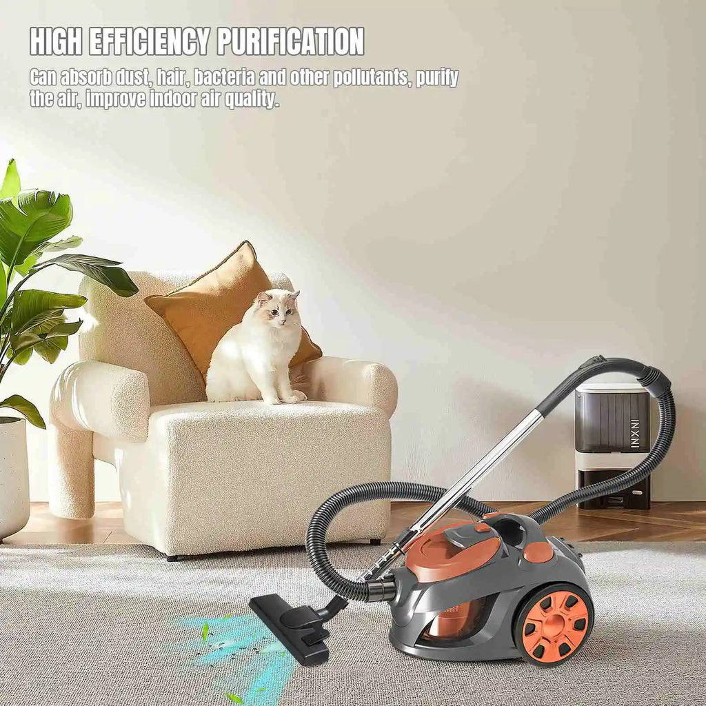 Seeiswork Portable Dry Wet Dual-Use Vacuum Cleaner 3600W High-Power Strong Suction Car Household Vacuum Cleaner Pet Hair Dryer