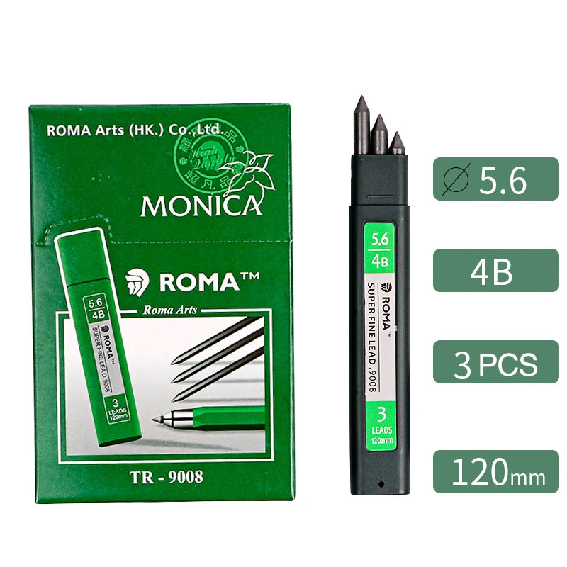Dainayw Mechanical Pencil 5.6mm HB Graffiti Drafting Scanning Automatic Pencils For Art Professional Painting Writing Supplies