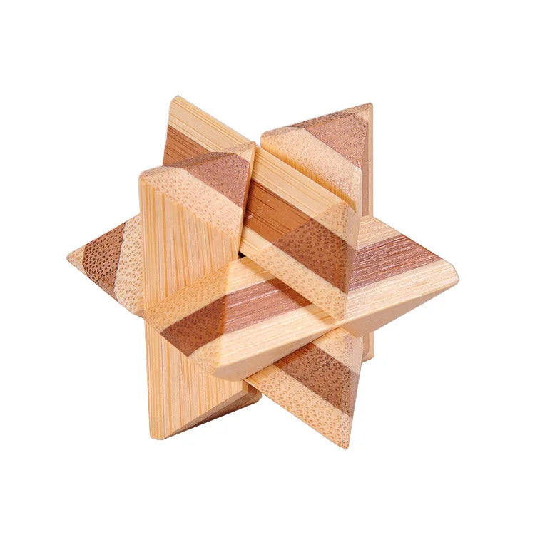 IQ Brain Teaser Kong Ming Lock Lu Ban Lock 3D Puzzle Kids Toys Baby Game Puzzle Toys Interlocking Educational Toys For Children