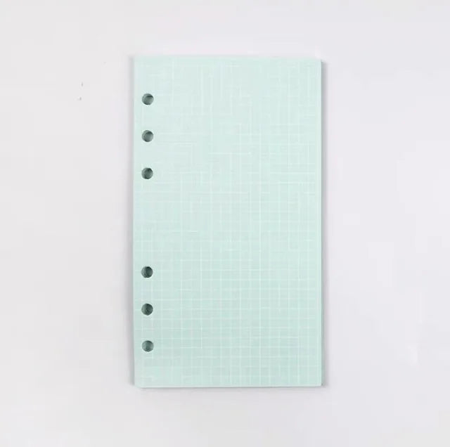 2025 New 40 Sheets A5 A6 Loose Leaf Notebook Paper Refill Spiral Binder Index Inner Pages Monthly Weekly Daily Planner Agenda