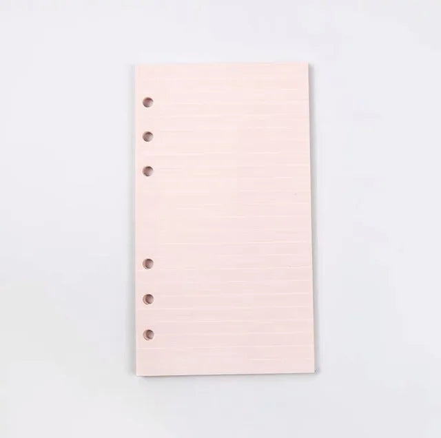 2025 New 40 Sheets A5 A6 Loose Leaf Notebook Paper Refill Spiral Binder Index Inner Pages Monthly Weekly Daily Planner Agenda