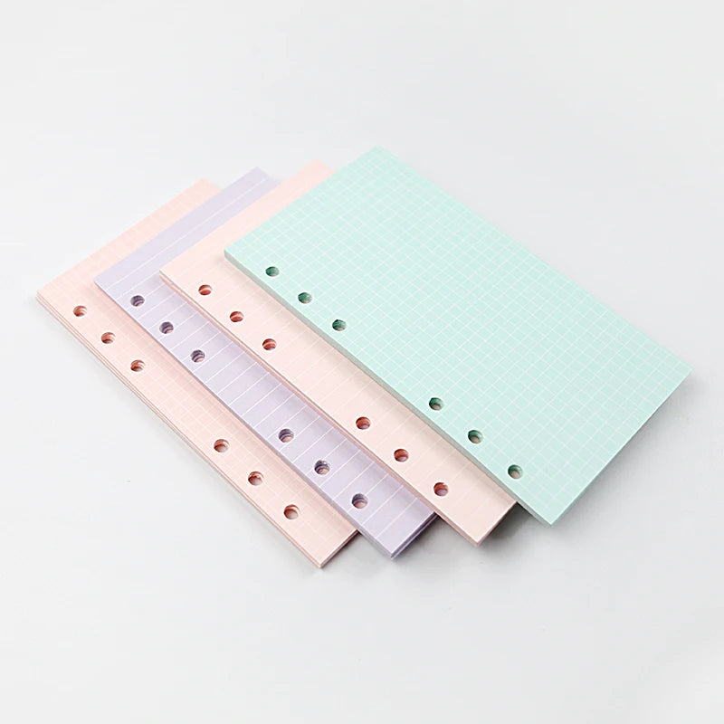 2025 New 40 Sheets A5 A6 Loose Leaf Notebook Paper Refill Spiral Binder Index Inner Pages Monthly Weekly Daily Planner Agenda