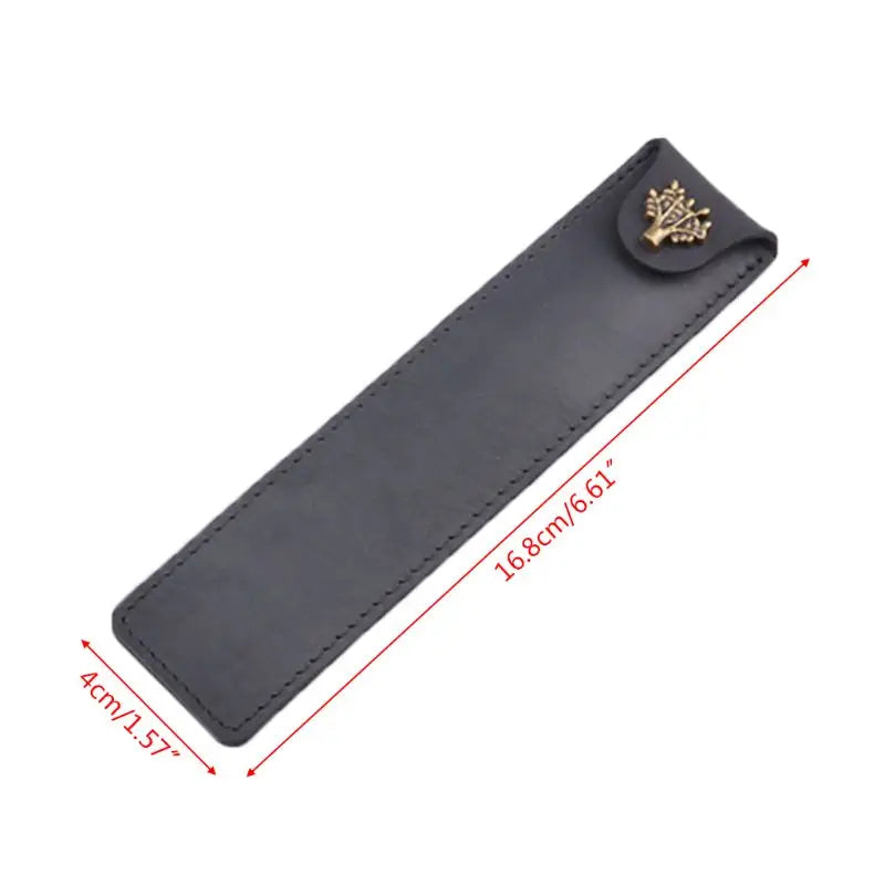 Leather Leather Pen Holder Color Options Fountain Pen Pouch Pencil Holder Handmade Ballpoint Pen Protective Sleeve Cover