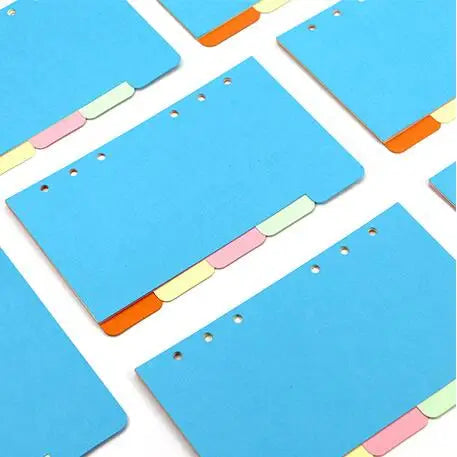 2025 New 40 Sheets A5 A6 Loose Leaf Notebook Paper Refill Spiral Binder Index Inner Pages Monthly Weekly Daily Planner Agenda