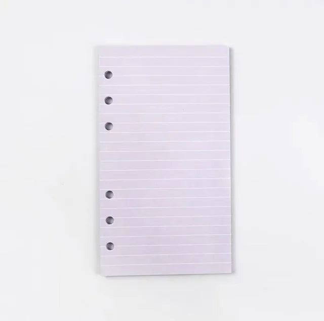 2025 New 40 Sheets A5 A6 Loose Leaf Notebook Paper Refill Spiral Binder Index Inner Pages Monthly Weekly Daily Planner Agenda