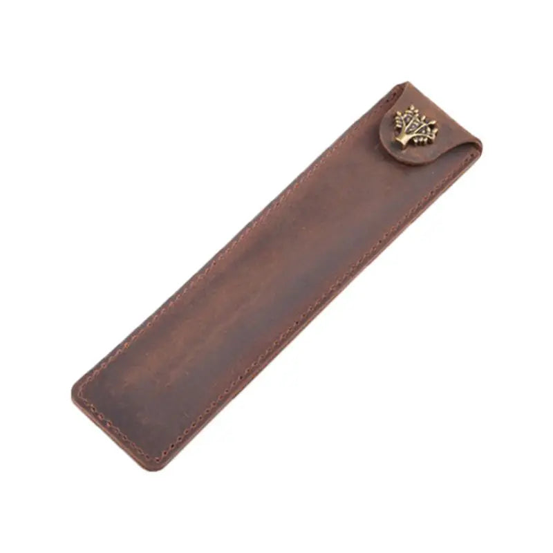 Leather Leather Pen Holder Color Options Fountain Pen Pouch Pencil Holder Handmade Ballpoint Pen Protective Sleeve Cover