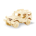 3D DIY Wood Puzzle Toy Military Series Tank Vehicle Model Set Creative Assembled Education Puzzle Toys Gifts For Children Kids