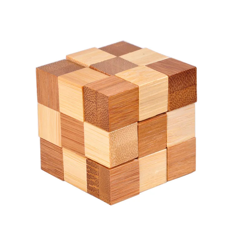 IQ Brain Teaser Kong Ming Lock Lu Ban Lock 3D Puzzle Kids Toys Baby Game Puzzle Toys Interlocking Educational Toys For Children