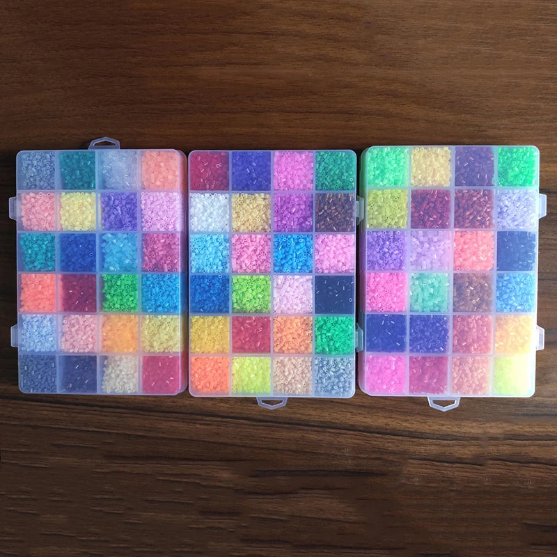 2.6mm Hama Beads 72 Colors Iron beads diy toy perler  Iron beads Kit Beads Education Toy Fuse Bead Jigsaw Puzzle 3D For Children