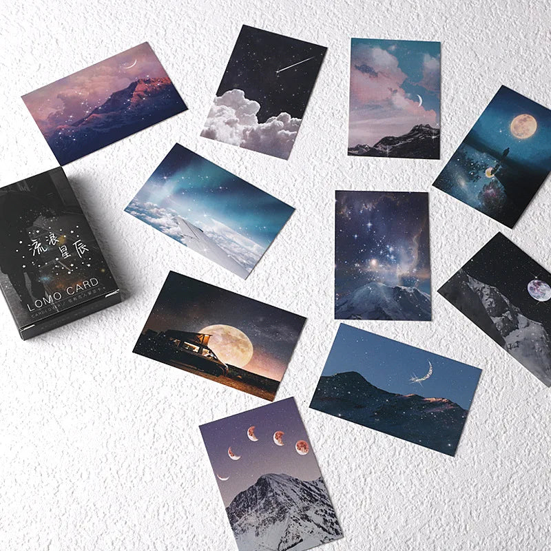 28pcs Lomo Small Message Card Writable Various Cocktail Happy Travel Bookmark Journal Decoration Greeting Paper Stationery Gift