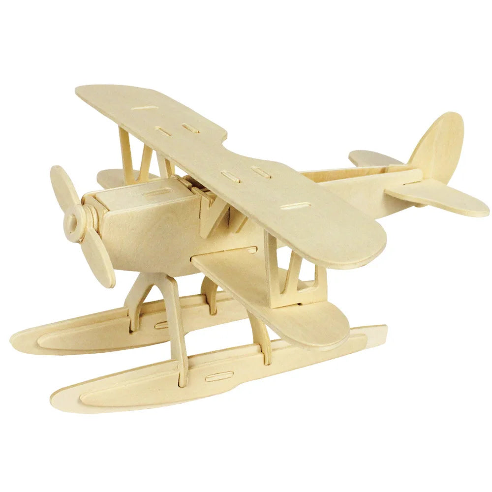 3D DIY Wood Puzzle Toy Military Series Tank Vehicle Model Set Creative Assembled Education Puzzle Toys Gifts For Children Kids