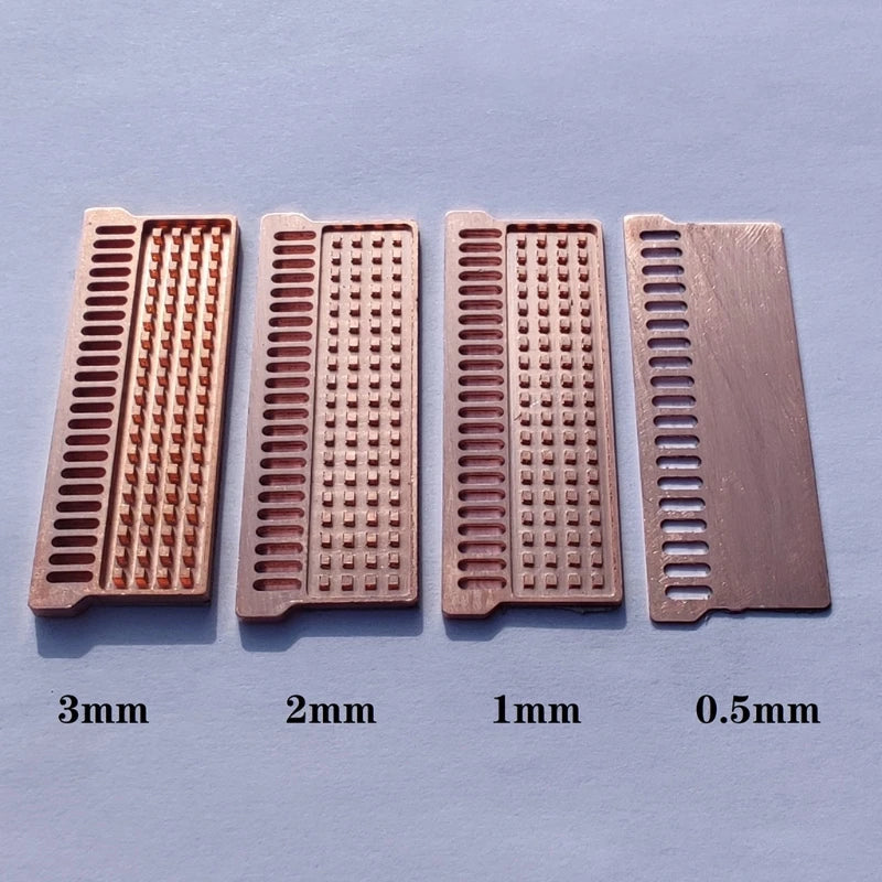 2pcs 0.5mm 3mm Laptop Memory Cooler Copper Heatsink Notebook Cooling Radiator Ultra Thin Heat Sink