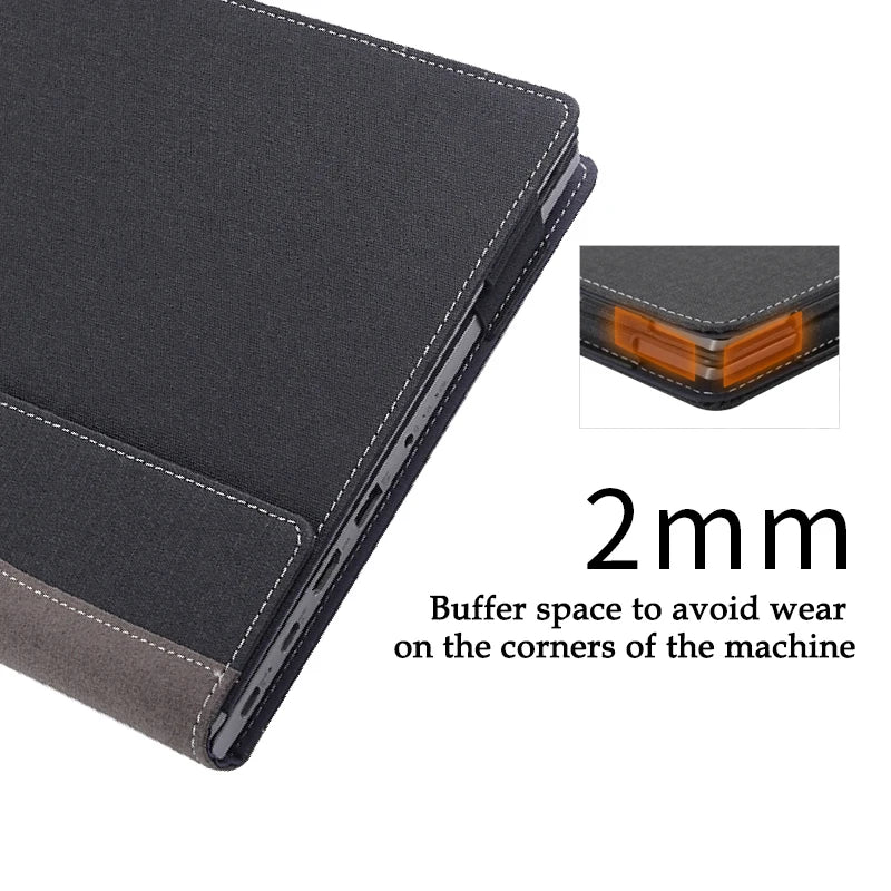 Case Cover for Lenovo IdeaPad Flex 5 14IIL05 14ITL05 14ALC05 14ARE05 14 Inch Sleeve PU Leather Laptop Case Fall Protection