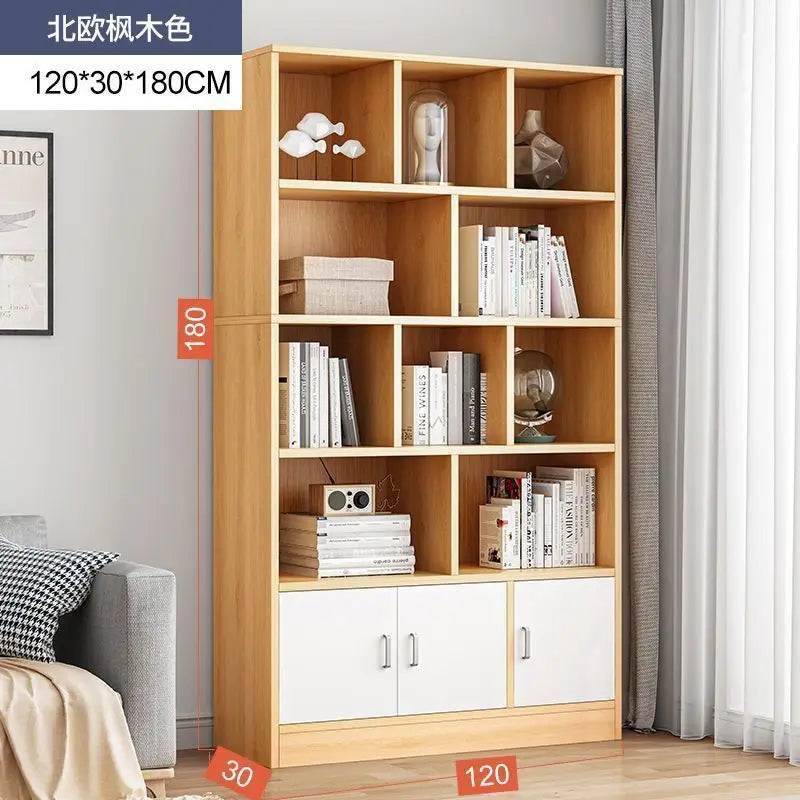 Luxury Library Office Book Storage Furniture Wooden Bookcase Bookshelf Office Furniture
