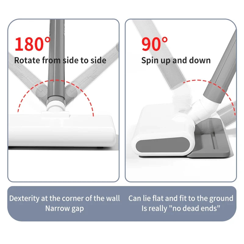 HOMEFISH Cordless Hoover Lightweight Household Hoover For Hard Floors and Carpets with 15,000 Pa Suction Power