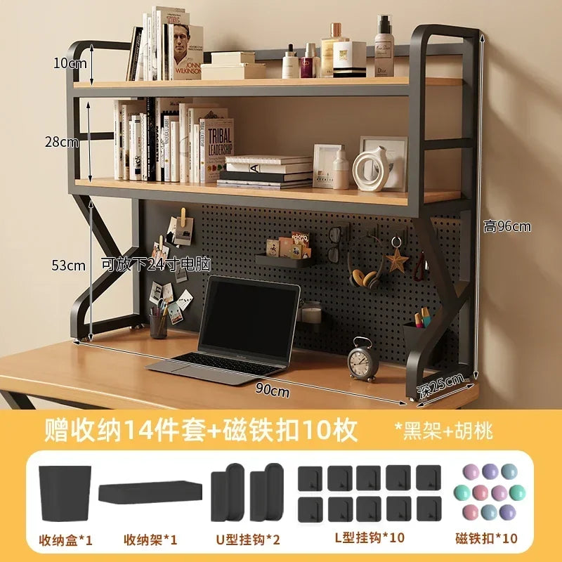 Multi-functional Bookcases for Student Desk Storage Shelf Desktop Multi-layer Simple Bookshelf Iron Home Furniture