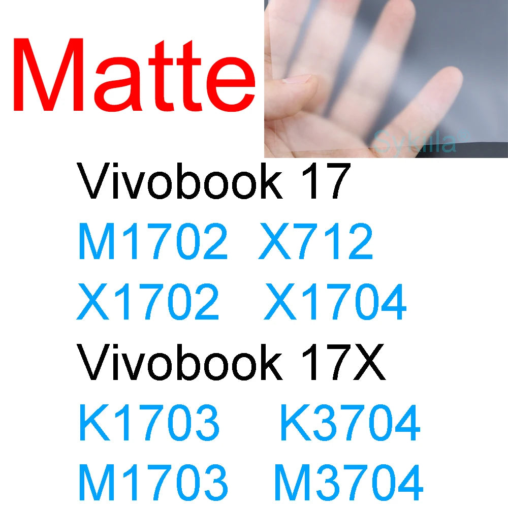 Screen Protector for ASUS Vivobook N6506 S5506 S5507 M5506 M5606 S5406 M5406 M7601 M7600 N7600 HD Clear Matte Frosted Skin Film