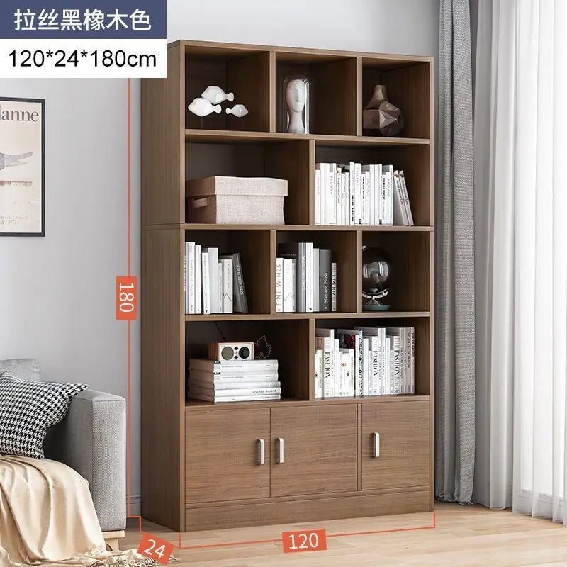 Luxury Library Office Book Storage Furniture Wooden Bookcase Bookshelf Office Furniture