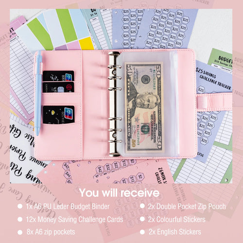 100 Envelopes Eave Money, 52 Weeks Save Challenge, 30 Days Save, Euros USD Cash Envelopes Budget Planner Easy To Save