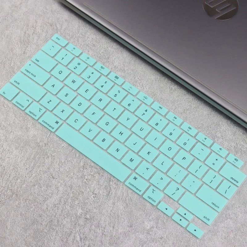 Silicone Laptop keyboard Cover Skin For MacBook Air 13 inch 2022 2021 2020 release a2337 M1 a2179 Retina display with Touch ID