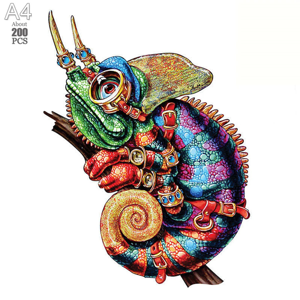 100-300PCS Dragon Puzzle Family Games Toys Birthday Gifts Wooden Puzzles Unique Wooden Animal Jigsaw Puzzles for Adults Kids