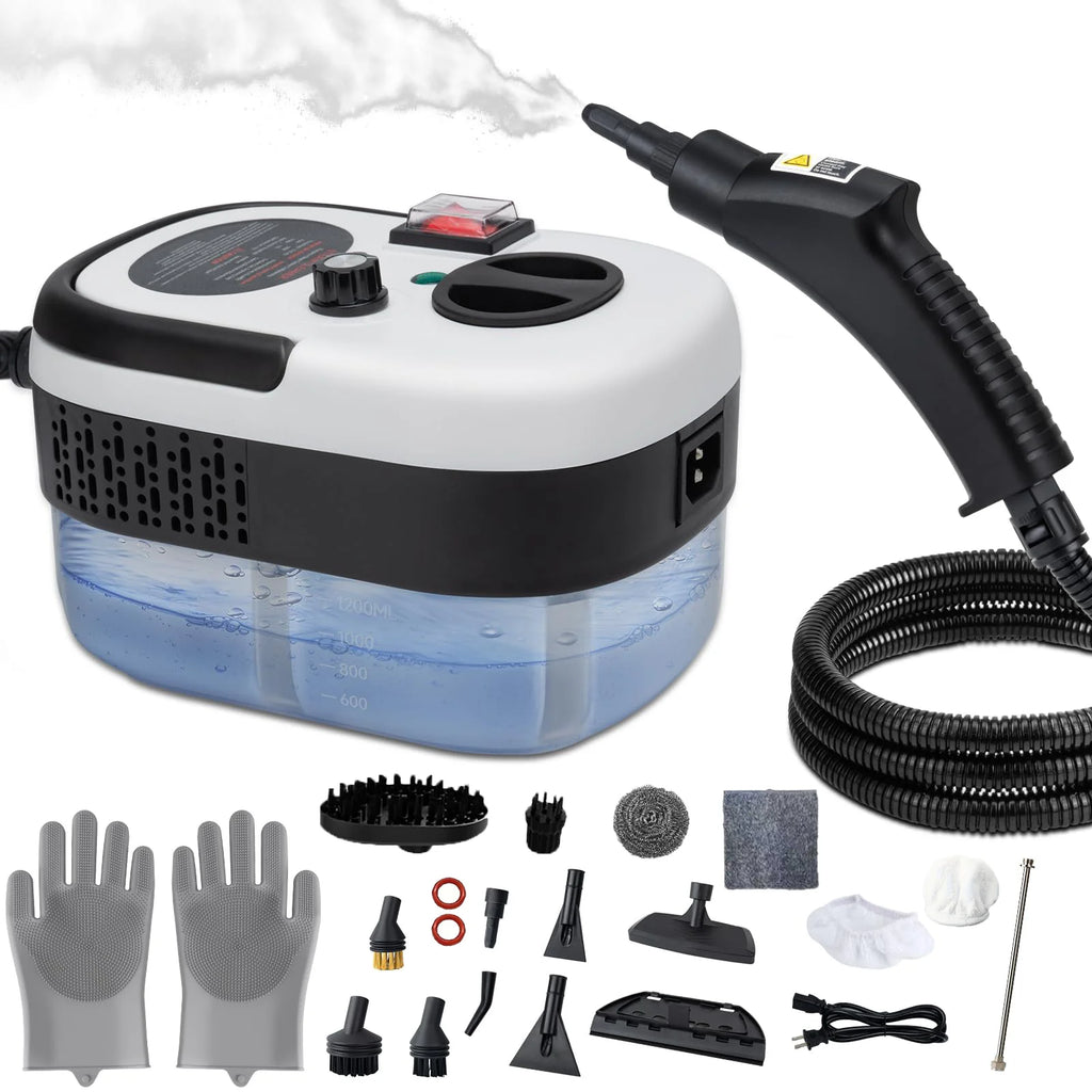 Steam cleaner portable multi-surface cleaning steam cleaner for home use suitable for cleaning kitchens bathrooms glass and cars