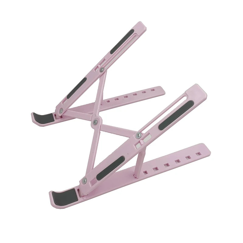 Hot Universal Laptop Stand Adjustable Notebook Holder For Macbook Non-slip Foldable Cooling Base Bracket For Laptop Tablet Phone