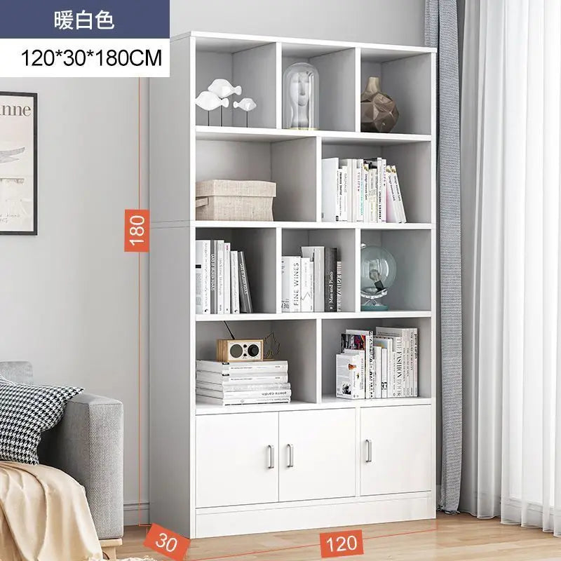 Luxury Library Office Book Storage Furniture Wooden Bookcase Bookshelf Office Furniture