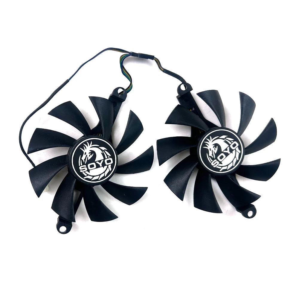 NEW Cooling Fan 85mm 4pin AMD RX 6600M gpu fan For SOYO RX6600M Desktop Components PC RX590 video card fans