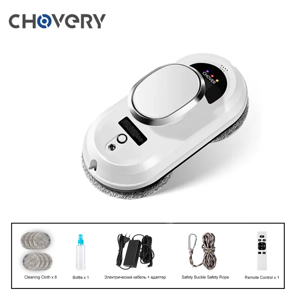 Chovery Vacuum Cleaner Window Remote Control Robot Window Cleaner Electric Glass Window Cleaning Robot For Home